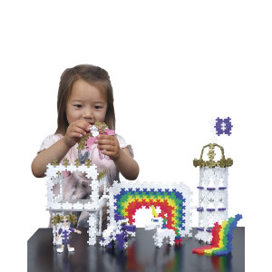Plus Plus Pastel Rainbow Castle