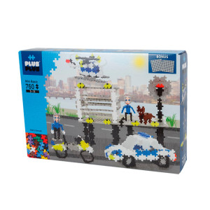 Plus Plus Basic 760 pcs & 2 plates Police