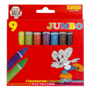 Sense Jumbo Vaha värikynät 9-P