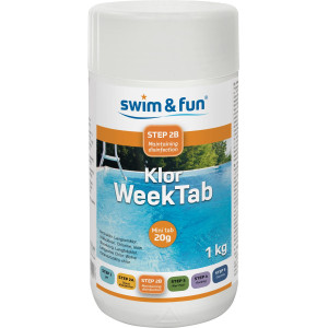 Pool Chlorine WeekTab 20g 1kg