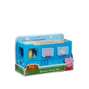 Peppa Pig Wooden School bus Shape Sorter