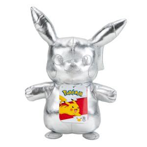 Pokemon Plush 20cm Pikachu Silver 25th