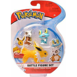 Pokemon Battle Figure Set Jolteon+Cubone+Frokaie 97692