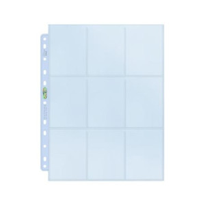Plastficka med 9-fack Ultra Pro