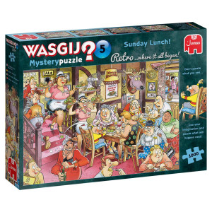 Wasgij Retro Mystery 5 Sunday Lunch Palapeli 1000 palaa 25009