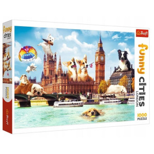 Trefl Dogs in London Puzzle 1000 pcs 10596