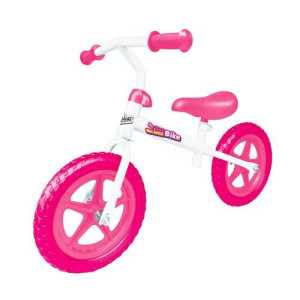 Jousipyörä vaaleanpunainen/valkoinen 10"
