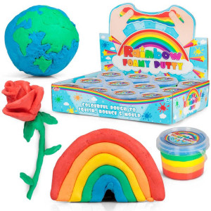 Rainbow Foamy Putty