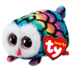 TY Teeny Tys HOOTIE sateenkaaren värinen pöllö