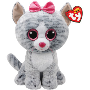 TY Beanie Boos Kiki harmaa kissa L