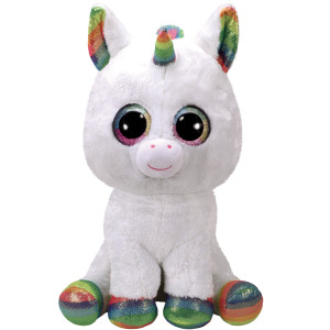 TY Beanie Boos Pixy valkoinen yksisarvinen L