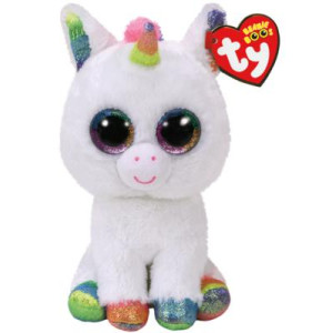 TY Beanie Boos PIXY White Unicorn 