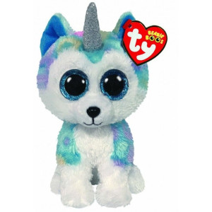 TY Beanie Boos HELENA Husky sarvien kanssa reg
