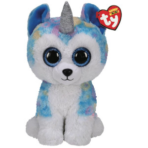 TY Beanie Boos M HELENA Husky sarvien kanssa
