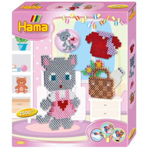 Hama Midi Gift Box Dress Up Cat 2500 Beads