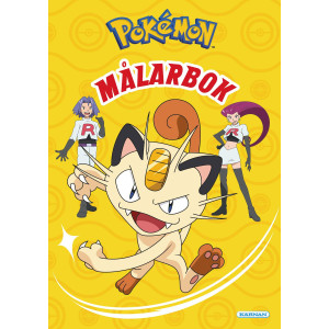 Pokemon Målarbok Gul