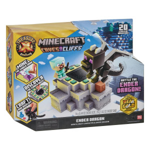 Treasure X Minecraft Caves & Cliffs Ender Dragon Playset