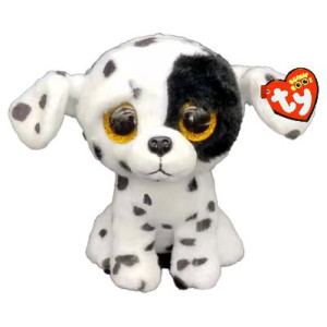 TY Beanie Boos LUTHER Täplikäs koira Reg