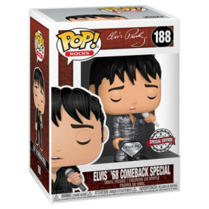 Funko! POP Rocks 188 Elvis-'68 Comeback Special