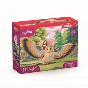 schleich® BAYALA Fairy in Flight on Glam Owl 70789