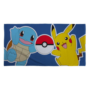 Pokemon Pyyhe 70x140 cm Pikachu & Squirtle