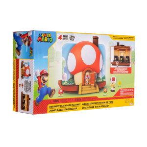 Super Mario Deluxe Toad House Playset