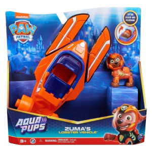 Paw Patrol Aqua Pups Ajoneuvo Zumas Lobster