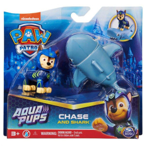 Paw Patrol Aqua Pups Hahmo ja merenelävät Chase