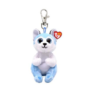 TY Beanie Bellies Clip Thunder sininen Husky