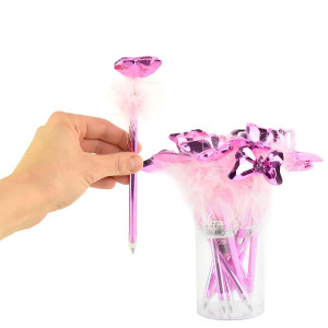 Pen with fluff Butterfly