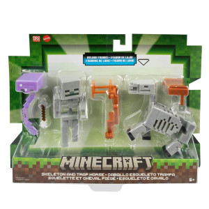 Minecraft Core Figures 2-pack Skeleton and trap horse