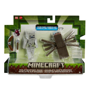 Minecraft Core Figures 2-pack Skeleton spider jockey