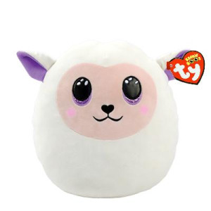 TY Squishy Beanies Fluffy valkoinen lammas 35cm