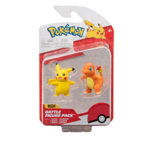 Pokemon Battle Figure Pack Kanto Pikachu & Charmander