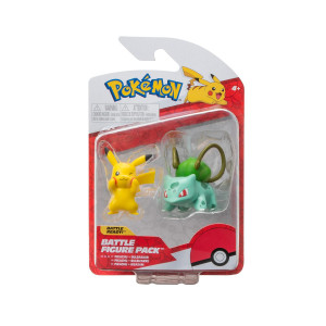 Pokemon Battle Figure Pack Kanto Pikachu & Bulbasaur