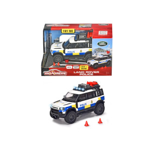Majorette Land Rover Poliisi äänillä ja valoilla