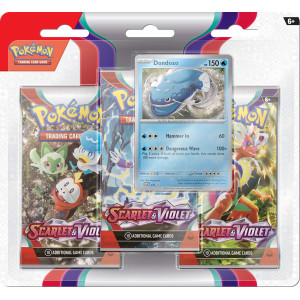 Pokemon Scarlet & Violet 3-pack Blister Dondozo