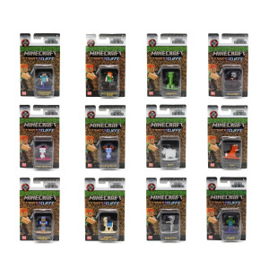 Minecraft Single Pack Nano Figure Steve Iron Pickaxe