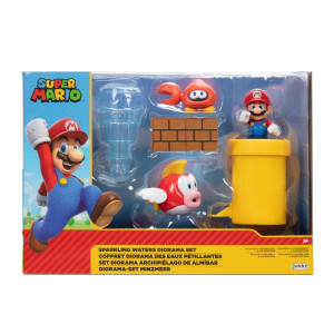Super Mario Sparkling Waters Diorama Set