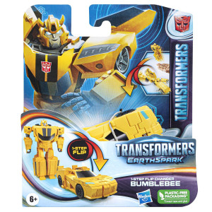 Transformers EarthSpark 1-Step Flip Changer Bumblebee