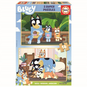 Educa Bluey Puzzle 2x16 pieces