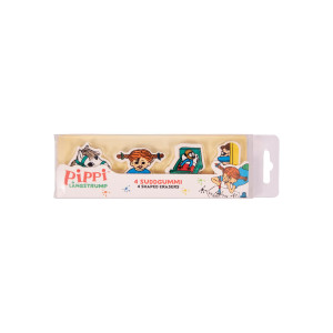 Pippi Pyyhekumi setti 4-pakkaus