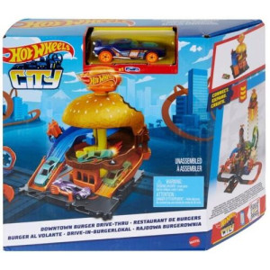 Hot Wheels City Downtown Burger Drive-Thru