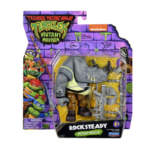 Turtles Mutant Mayhem Figure Rocksteady