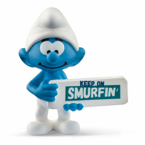 schleich® Smurfs Smurf with Sign 20843