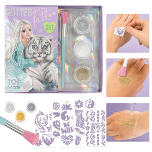 TOPModel Glitter Tattoo Set Fantasy Tiikerit