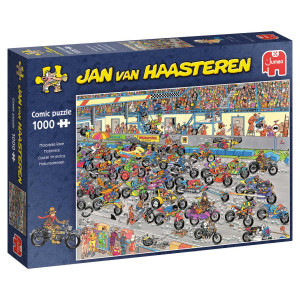 JvH Motorbike Race Puzzle 1000 pieces
