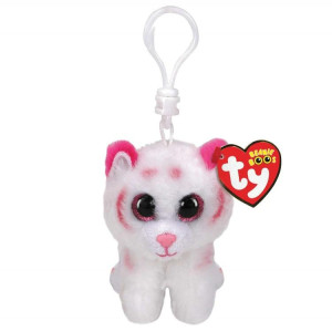 TY Beanie Boos Clip TABOR tiikeri pinkki/valkoinen