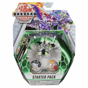 Bakugan Starter Pack Diamond Demorc Ultra/Dragonoid/Nillious