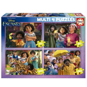 Educa Disney Encanto Puzzle 4-pack 50, 80, 100, 150 pieces